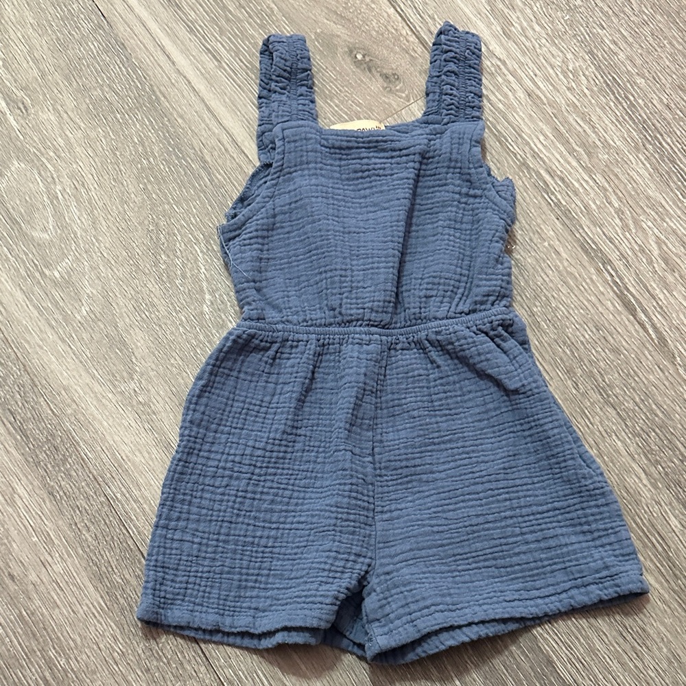 BearPaw Navy Blue Kids Romper